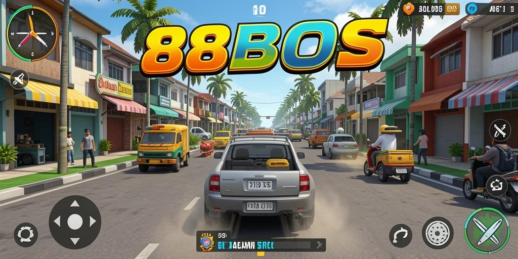 Gameplay Racing yang mendebarkan dengan lintasan menantang.
