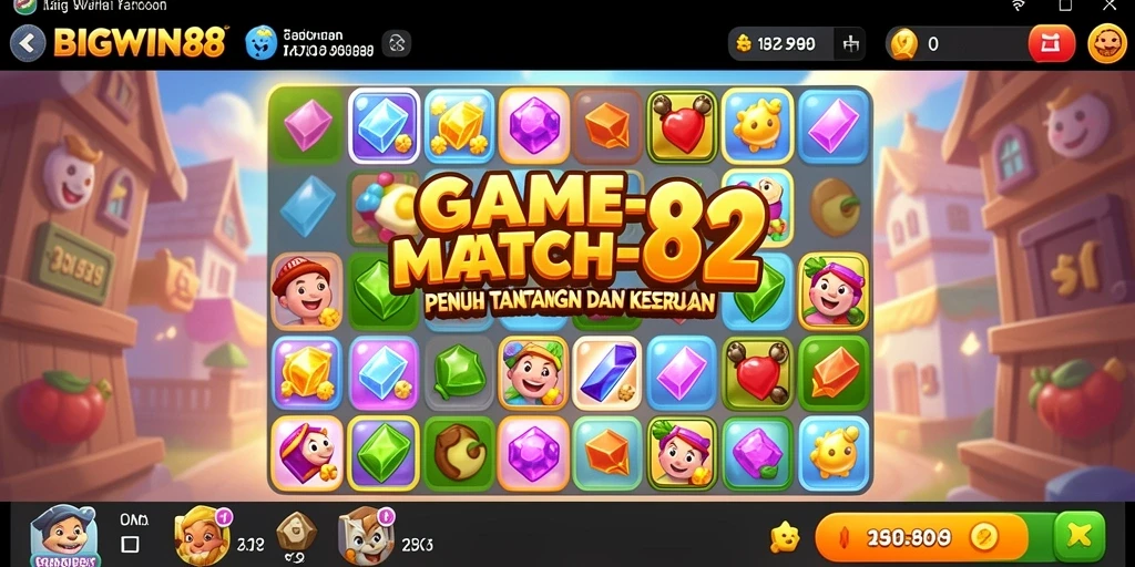 Screenshot menunjukkan gameplay seru dan berwarna-warni dari BIGWIN88.