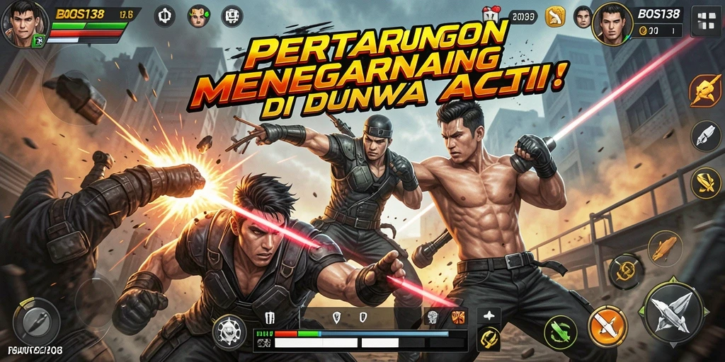 Tampilan gameplay yang menegangkan dan memukau dari BOS138.
