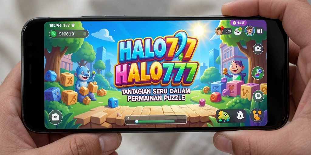 Tampilan gameplay HALO777 dengan tantangan puzzle yang seru dan mengasyikkan.