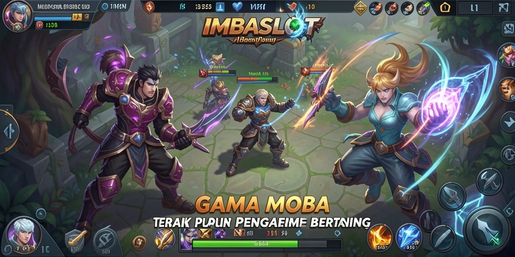 Tangkapan layar menampilkan pertarungan seru di dalam IMBASLOT.