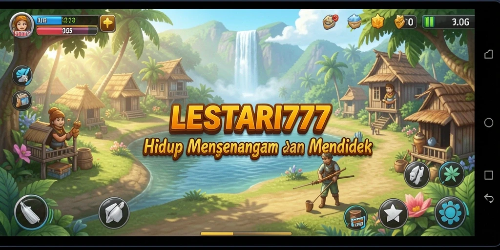 Tampilan menarik dari gameplay LESTARI777 yang menggambarkan simulasi kehidupan.