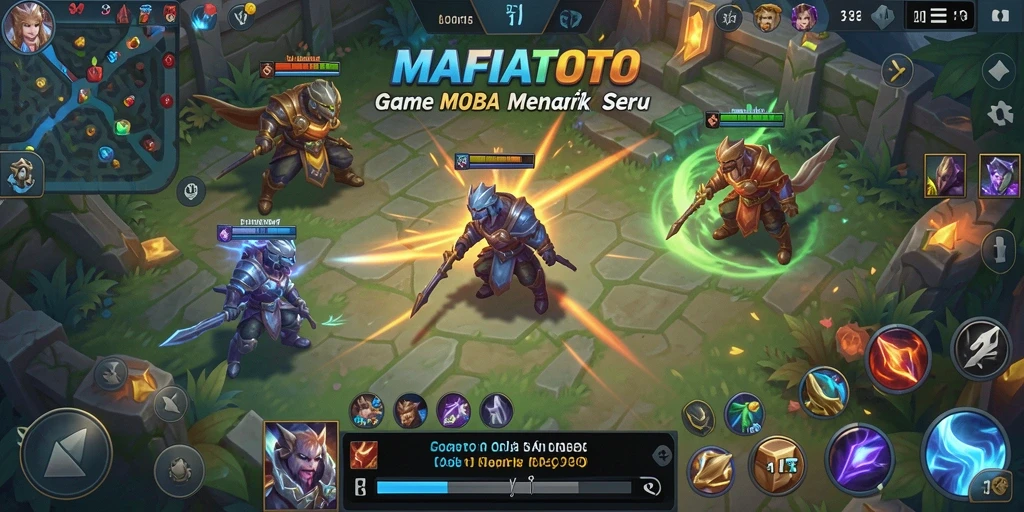 Tampilan gameplay seru MAFIATOTO dengan tim beraksi.