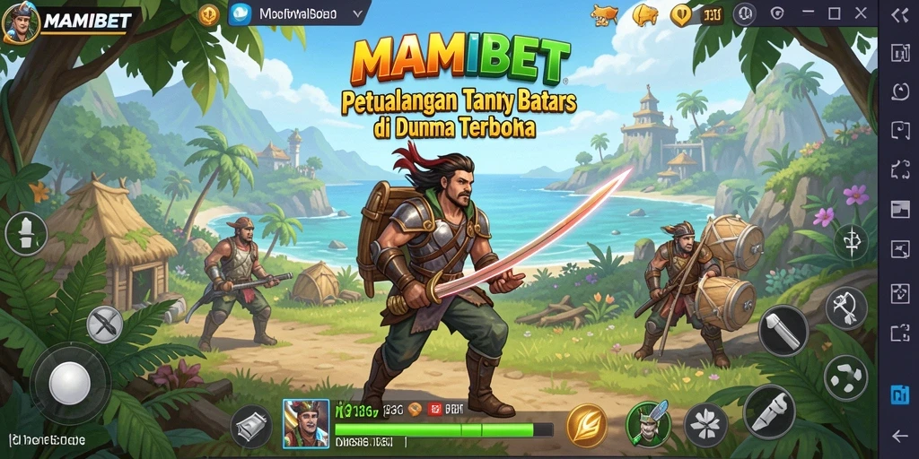 Tampilan gameplay MAMIBET di dunia terbuka yang memukau.