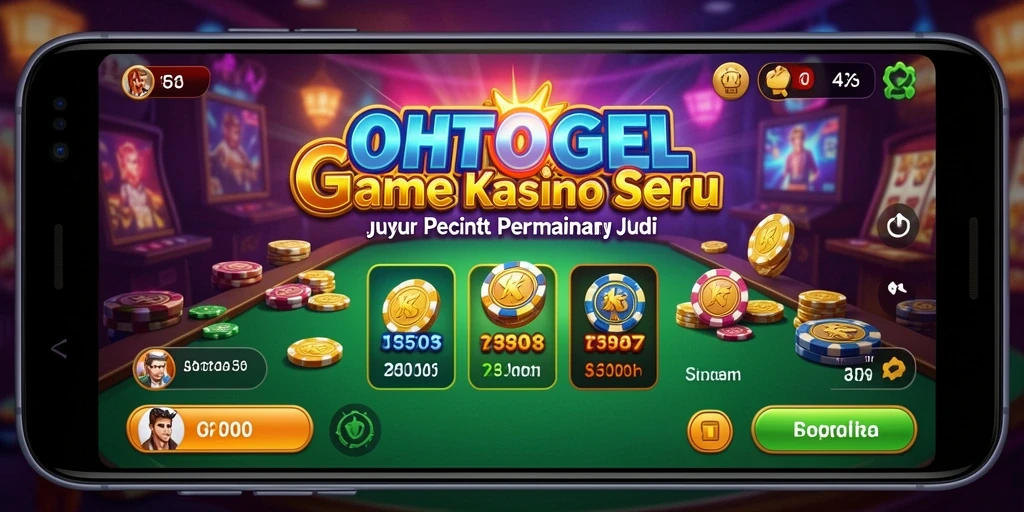 Screenshot OHTOGEL menampilkan gameplay seru dan aman di aplikasi Kasino.