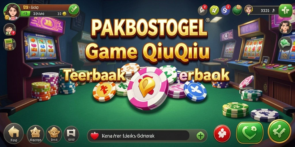 Screenshot utama PAKBOSTOGEL menunjukkan momen seru permainan QiuQiu.