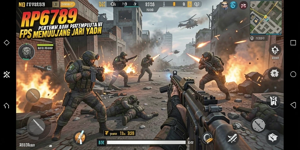 Tampilan gameplay seru dari RP6789 dengan aksi adrenalin tinggi.