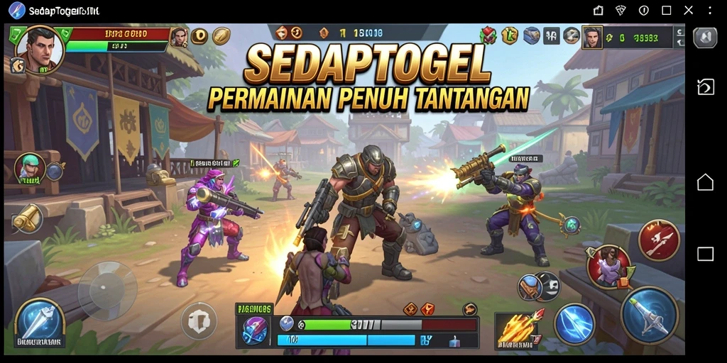 Screenshot gameplay SEDAPTOGEL dengan strategi yang mendebarkan.