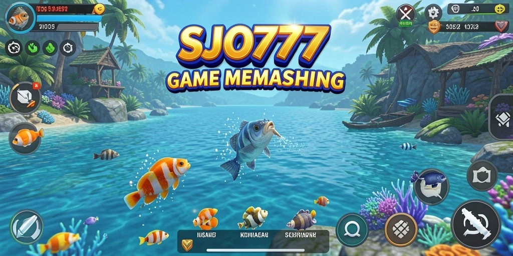 Tampilan gameplay SJO777 yang menarik dengan aksi memancing seru.