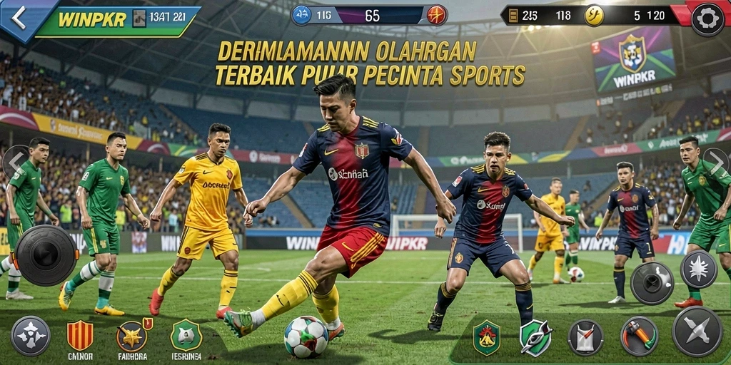 Tampilan gameplay yang seru dan menantang di WINPKR.